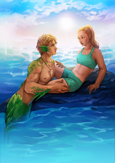 Tempting Triton Art Prints