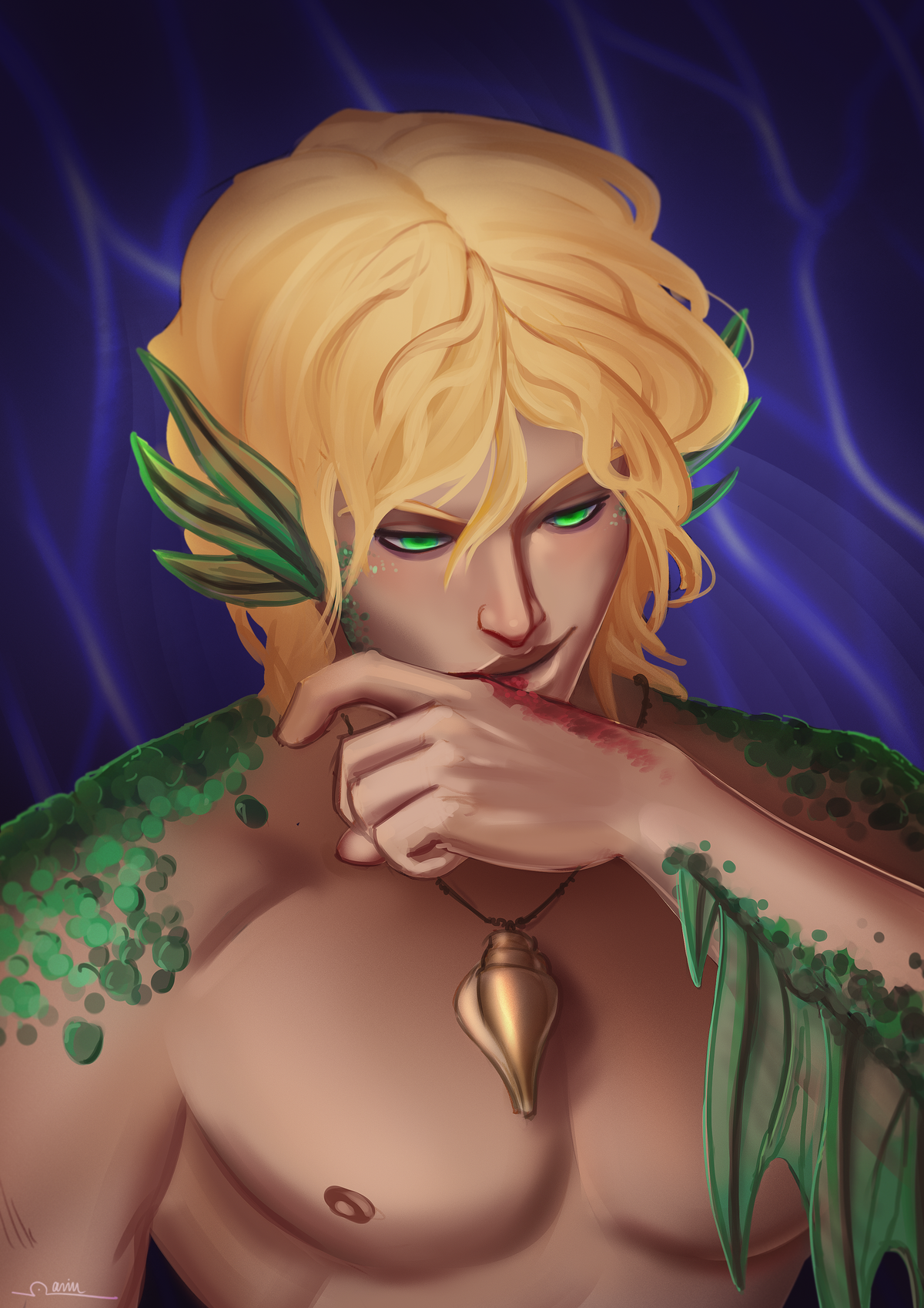 Tempting Triton Art Prints